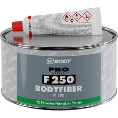 HB BODY tmel se skelným vláknem fiber F250, 250g