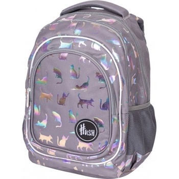Astra Ученическа раница, Astra, Hash, AB330, Ultraviolet, Cats с холографски ефект