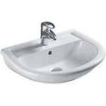 Roca Умивалник TERMA NOVA с отвор за смесител 64cm обла - син (25629)