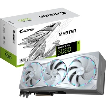 GIGABYTE GeForce RTX 5080 AORUS MASTER ICE 16GB GDDR7 256bit (N5080AORUSM-ICE-16GD)