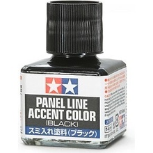 Tamiya Panel Line Accent Color Black Černý 40ml 87131