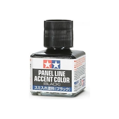 Tamiya Panel Line Accent Color Black Černý 40ml 87131