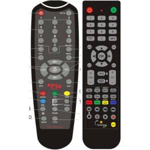 GENERAL FTE MAXIMAL MAX-T115 HD - съвместимо дистанционно управление на марката General (MAX-T115 HD) Дистанционно