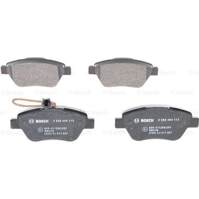 BOSCH Sada brzdových platničiek kotúčovej brzdy 0986494113