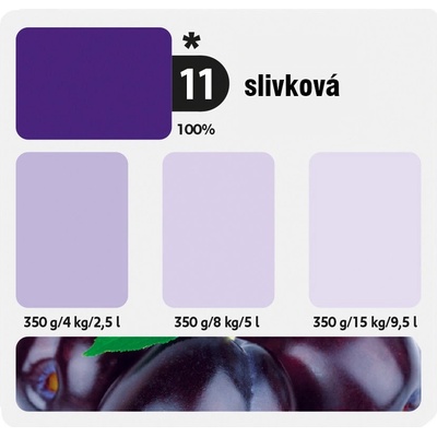 KITTFORT COLORLINE 0,35 kg Slivková