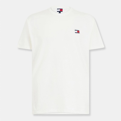 Tommy Jeans Тениска Tommy Jeans Classic Tommy Small Badge T Shirt - Ecru