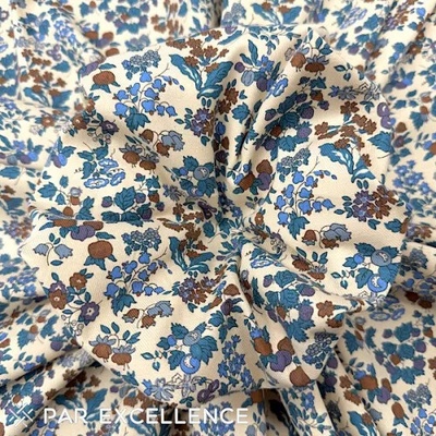 Bavlněný twill botanický vzor ARL 28209