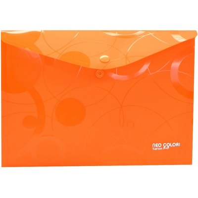 KARTON PP Obálka plastová s drukem A5 "Neo colori" oranžová