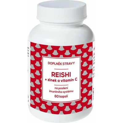 Naturvita Reishi + zinek a Vitamín C 60 kapslí