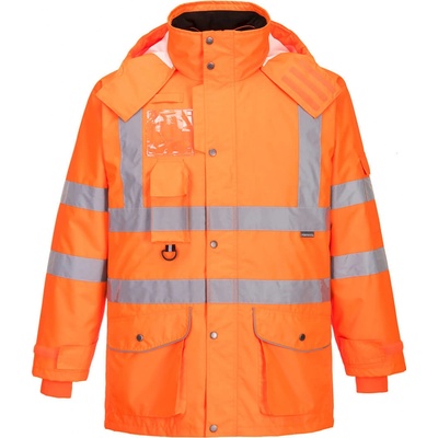 Portwest FR41 Nehorľavá Flame Sealtex Hi Vis bunda oranžová