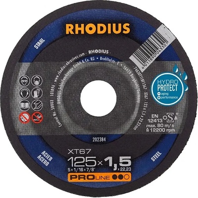 Rhodius Rezný kotúč 125 x 1,5 x 22,23 mm 204793