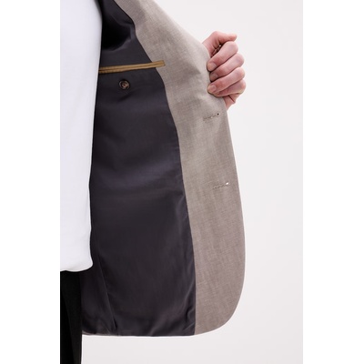 HUGO сако с едноредно закопчаване мъжко с добавен лен Arti253X (50559674)