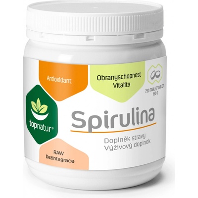 Topnatur Spirulina 750 tablet
