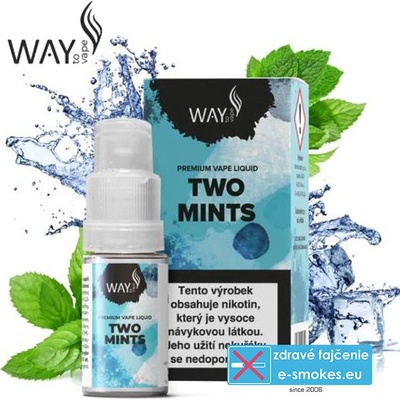 WAY to Vape Two Mints 10 ml 0 mg