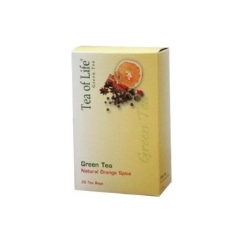 Tea of Life Zelený čaj s pomerančem a kořením 2 g x 25