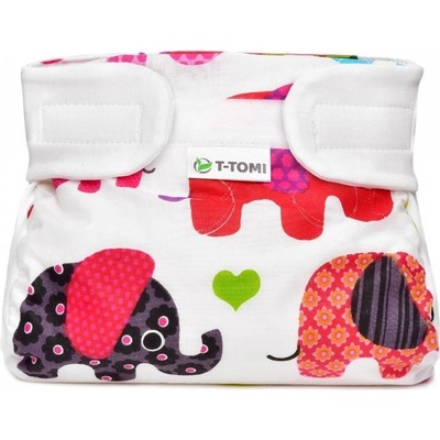 T-Tomi Ortopedické abdukční kalhotky růžový slon 5-9 kg
