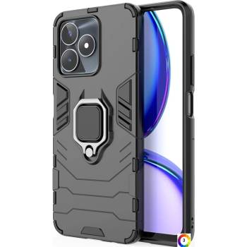 realme Note 50 4G Удароустойчив PC + TPU Finger Ring Калъф и Протектор