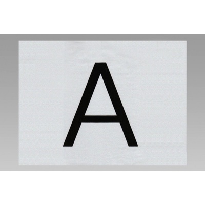 cedule "A" odpad samolepka