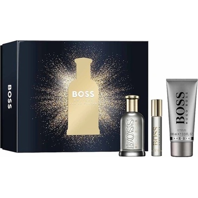 HUGO BOSS Boss Bottled Eau de Parfum Комплект (EDP 100ml + EDP 10ml + SG 100ml) за Мъже