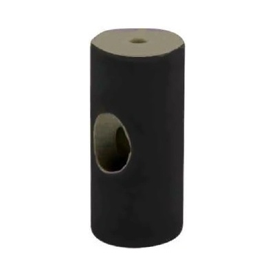 Elhard Držák na kabel nástěnný Retro Keramik, 20x45mm, černý KP1002B