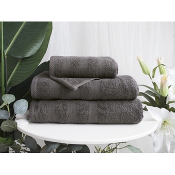 XPOSE Froté uterák DEVON - tmavo sivá 50x90 cm