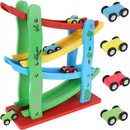 Kruzzel 9349 Barevná závodní dráha 4 autíčka