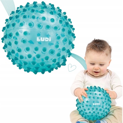 Gumový míč Ludi modrý