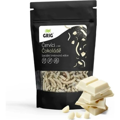 Grig Křupaví červíci v Bílé čokoládě 35 g