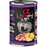 Alpha Spirit Lamb with Pear - Пълноценна мокра храна с агнешко и круша за кучета 400 г