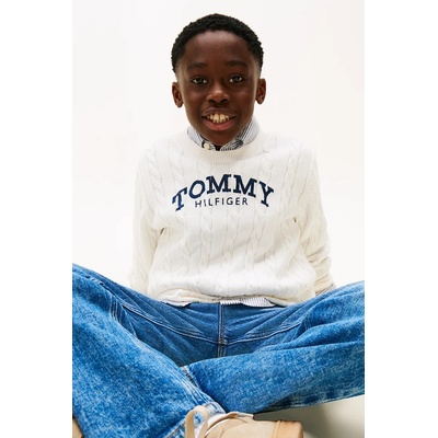 Детски памучен пуловер Tommy Hilfiger (KB0KB10347.128.176.PPY2)