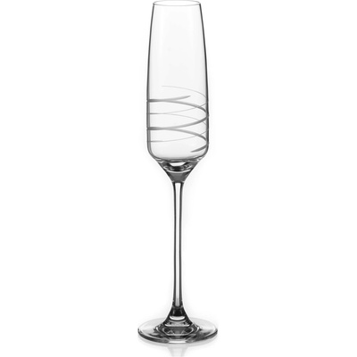 Diamante brúsené poháre na šampanské Twist 170 ml