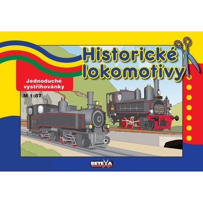 Betexa zásilková služba Historické lokomotivy Jednoduché vystřihovánky – Zboží Dáma
