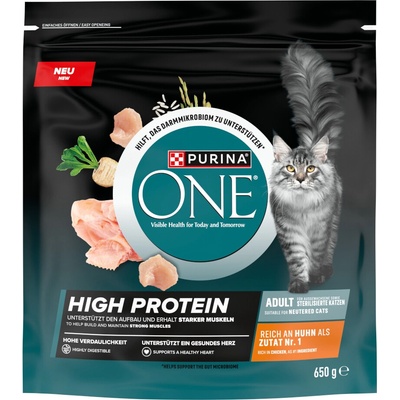 PURINA ONE High Protein kuracie 3 x 650 g