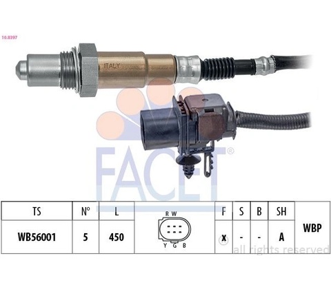 Lambda sonda FACET 10.8397 (108397)