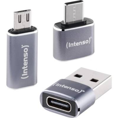 Intenso MIX480 USB адаптер, сив (комплект от 3 броя) 7600913 (7600913)