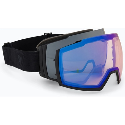 Rossignol Скиорски очила Rossignol Magne'lens black/silver miror/blue miror