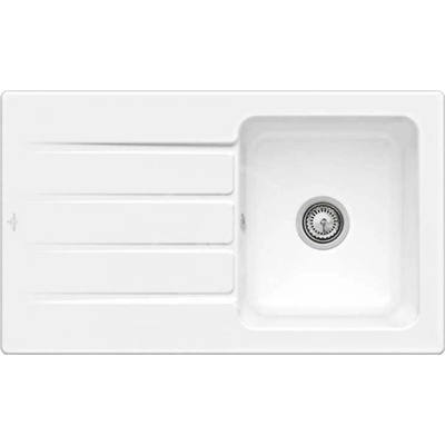 Villeroy & Boch Architectura Keramický dřez 860x510 mm s odtokem, CeramicPlus, alpská bílá