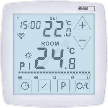 EMOS Безжичен цифров термостат GoSmart 230V/16A Wi-Fi Tuya (EMS1431)