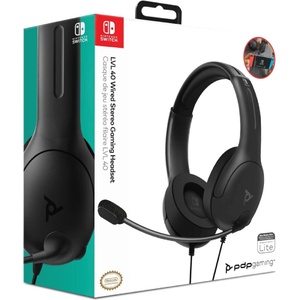 PDP LVL 40 wired black (051-108-NA/500-162-EU-BK) Слушалки