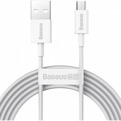 Baseus KP29135 MicroUSB 2A, 2m, bílý