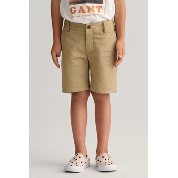 GANT REGULAR CHINO shorts DARK KHAKI
