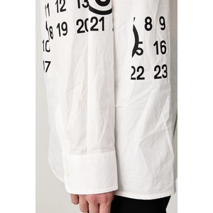 MM6 Maison Margiela риза дамска от памук (S62DT0048.S76783)