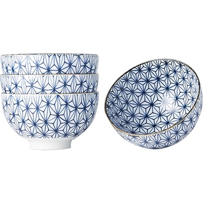 MIJ Jedálenská miska Starburst keramika 4 ks 200 ml