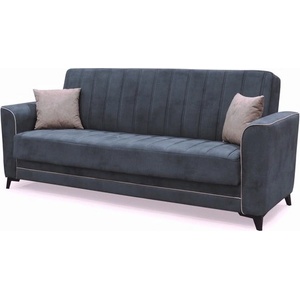 Bogdan Furniture Europe Диван 3-ка madrid 2, разтегателен с ракла сив