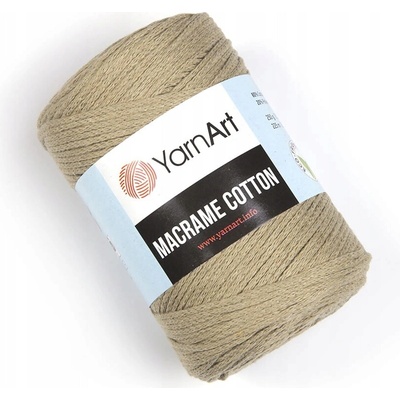 Šnúrková priadza YarnArt Macrame Cotton 793 250 g svetlozelená