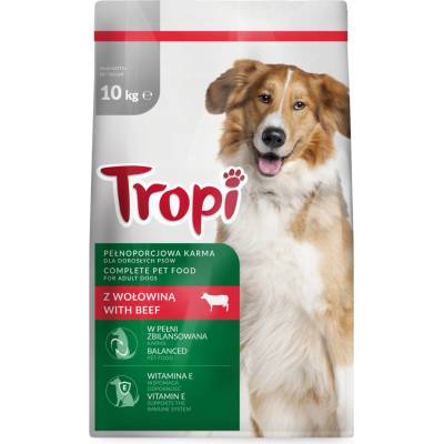 Tropi s hovězím masem 10 kg