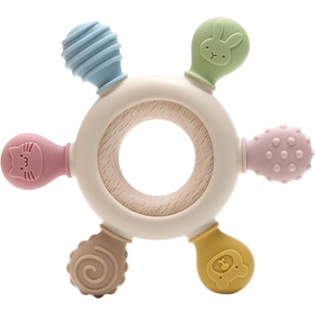 Lorelli Силиконова гризалка Lorelli Premium - Рул, Beige (10210900005)