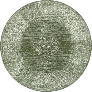 Hanse Home Зелен кръгъл килим ø 160 cm Méridional - Hanse Home (105519-160)