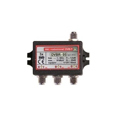 IVO DVBR-05-X aktivní rozbočovač 3x pro DVB-T