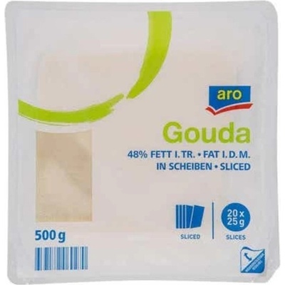 ARO Gouda 48% sýr plátkový 500 g